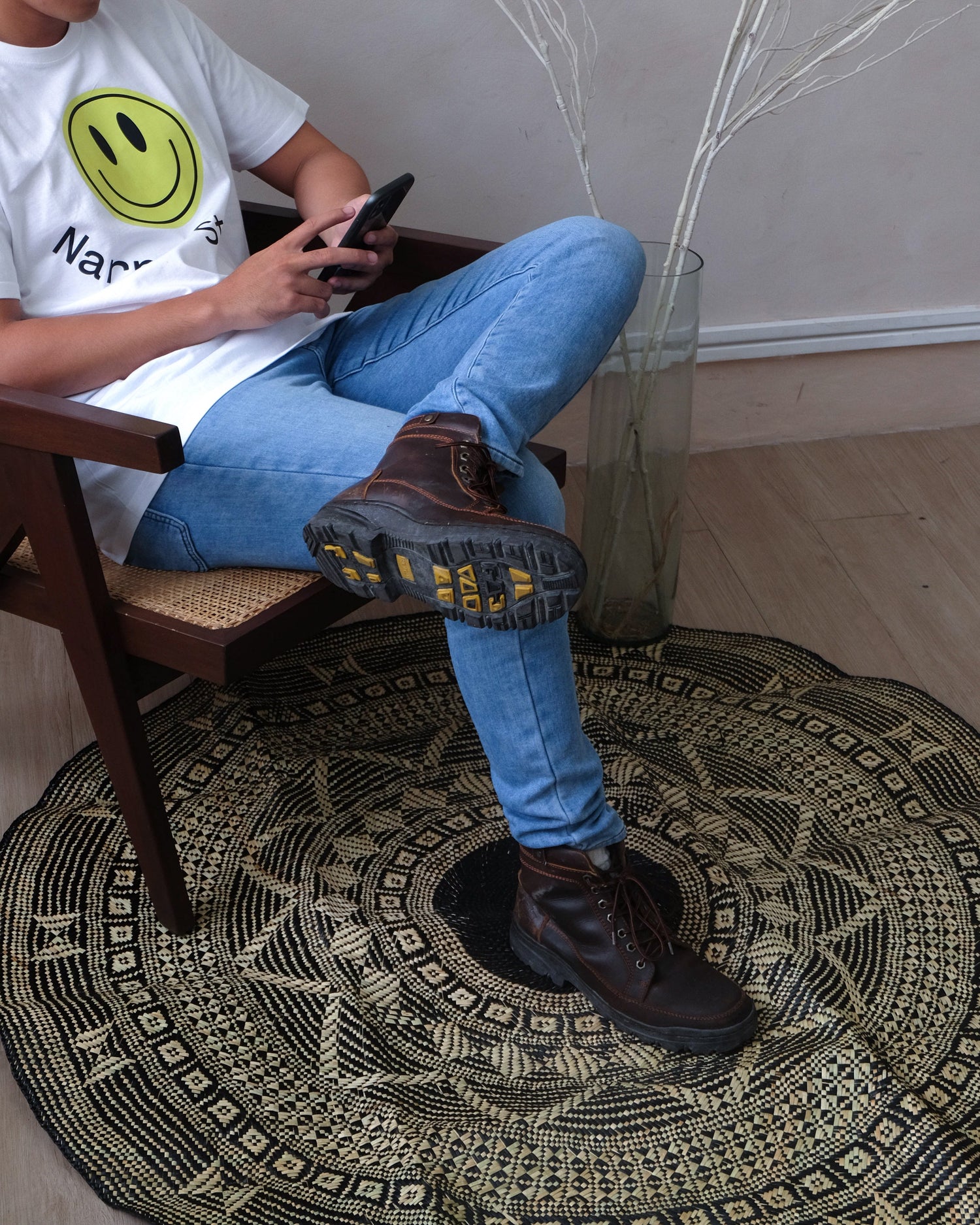 Black Banig Mat Mat