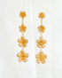 2-Way Gumamela Filigree Detachable Long Drop Earrings- Gold | Filipino earrings | Narra Studio