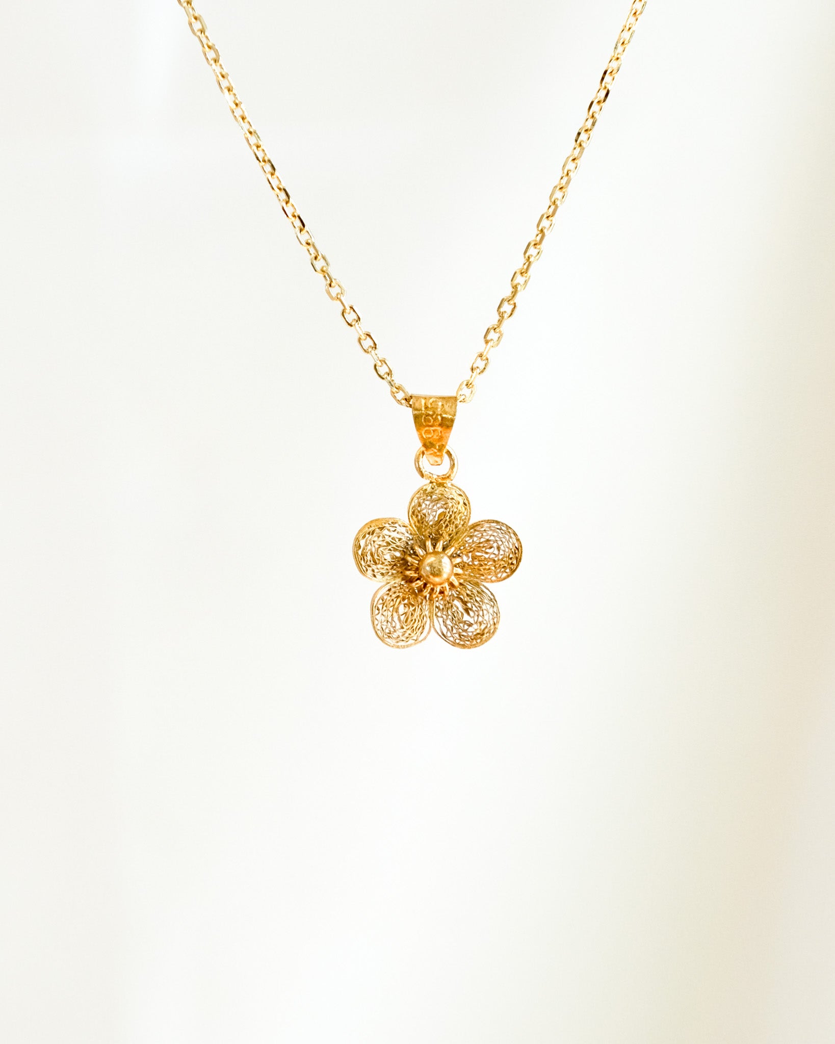 Sampaguita Minimalist Pendant Necklace | Filipino necklace | Narra Studio