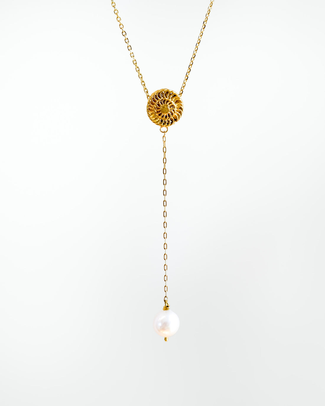 Padumna Pearl Tamburin Necklace | Filipino necklace | Narra Studio