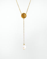 Padumna Pearl Tamburin Necklace | Filipino necklace | Narra Studio