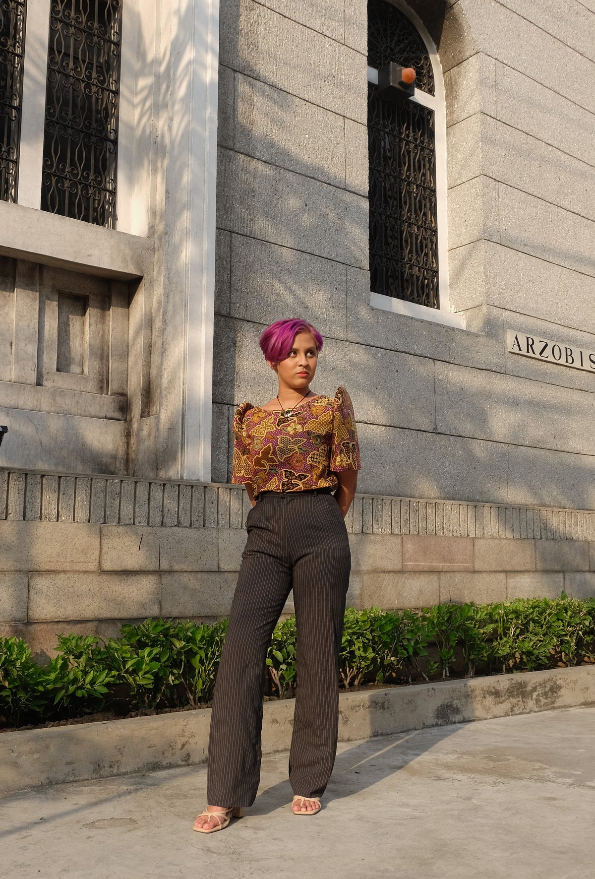 Batik Butterfly Sleeve Blouse | Narra Studio