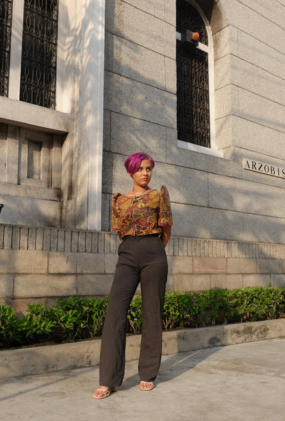 Batik Butterfly Sleeve Blouse | Narra Studio