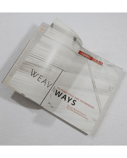 Habi Book 3 - Weaving Ways: Filipino Style And Technique Book