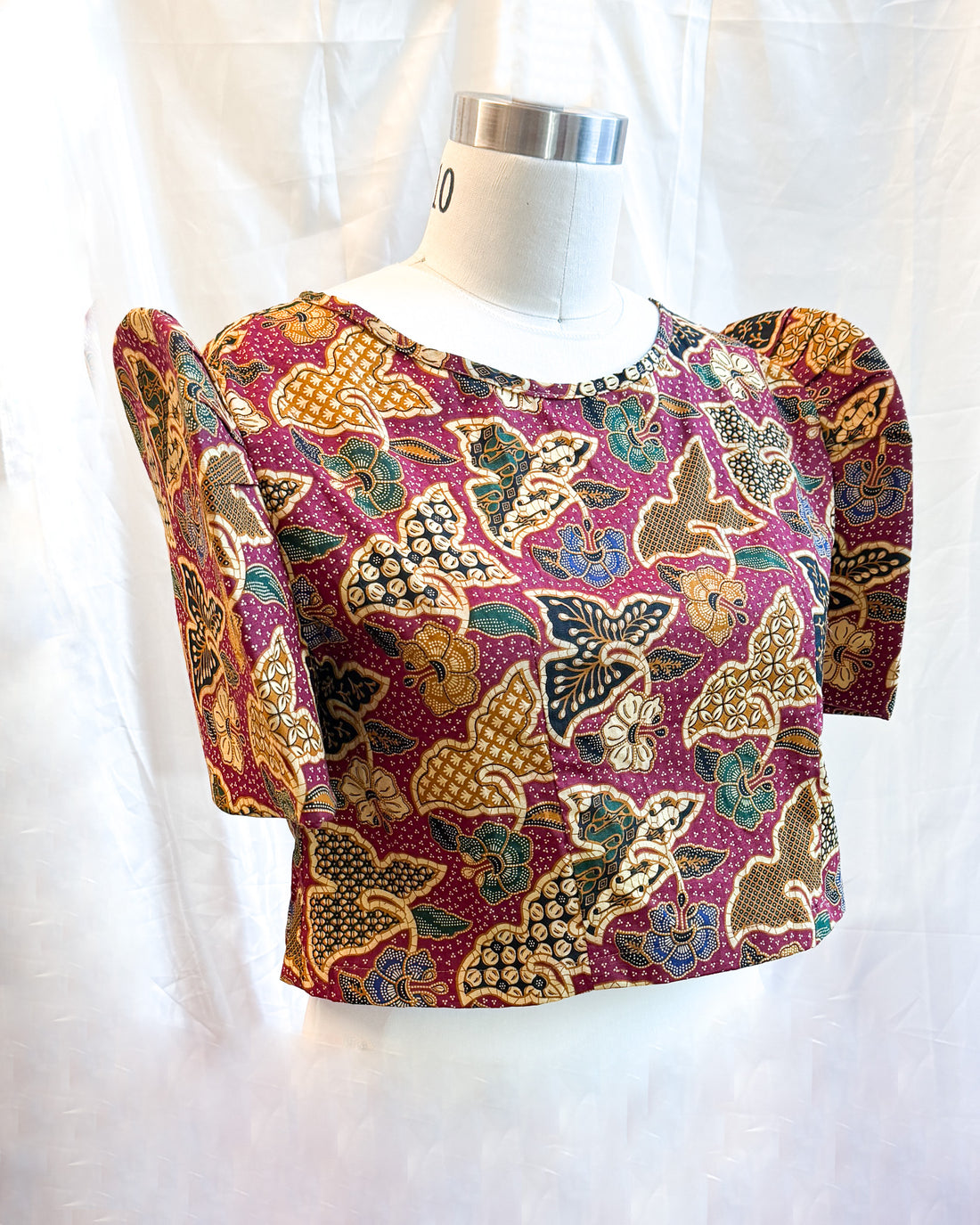Batik Butterfly Sleeve Blouse | Narra Studio