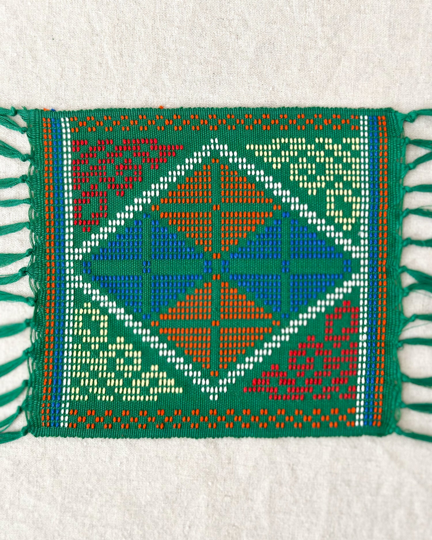 Yakan Handwoven Cloth - Green Coaster