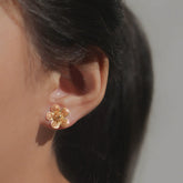 Sampaguita Filigree Stud Earrings | Narra Studio