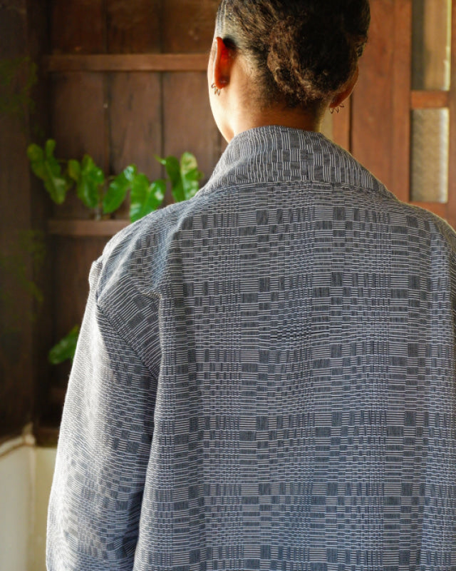 Black-Gray Kusikus Jacket unisex jacket