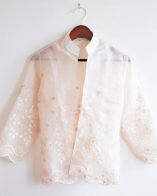 Embroidered Filipiniana Jacket Custom Womens Blouse