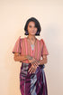 Handwoven Kalinga Cropped Bolero - Pink Striped Women’s Blouse