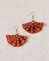 Handwoven Kalinga Fan Earrings Womens Earrings