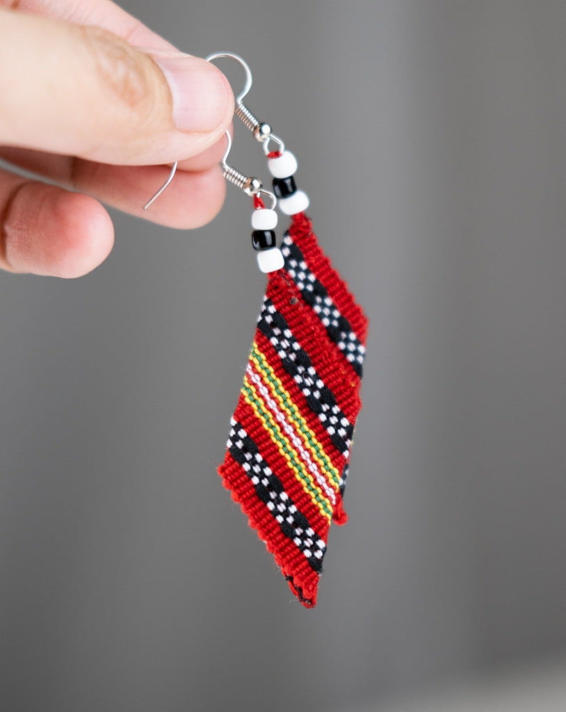 Handwoven Kalinga Earrings Womens Earrings