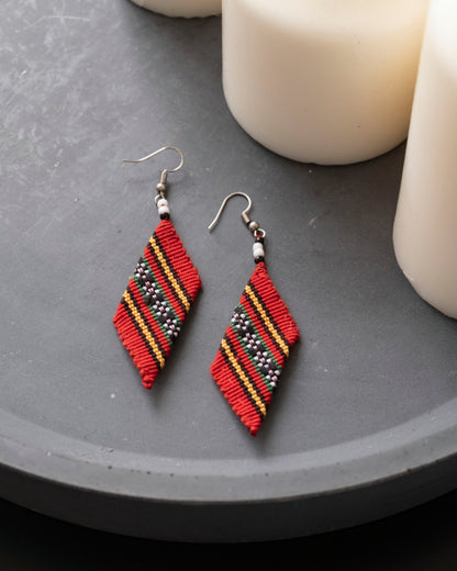 Handwoven Kalinga Earrings Womens Earrings