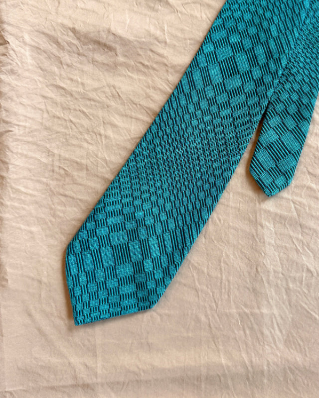 Handwoven Kusukus Necktie - Celadon Necktie