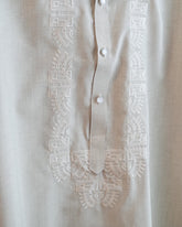 Casual Barong - Dove Gray | Narra Studio