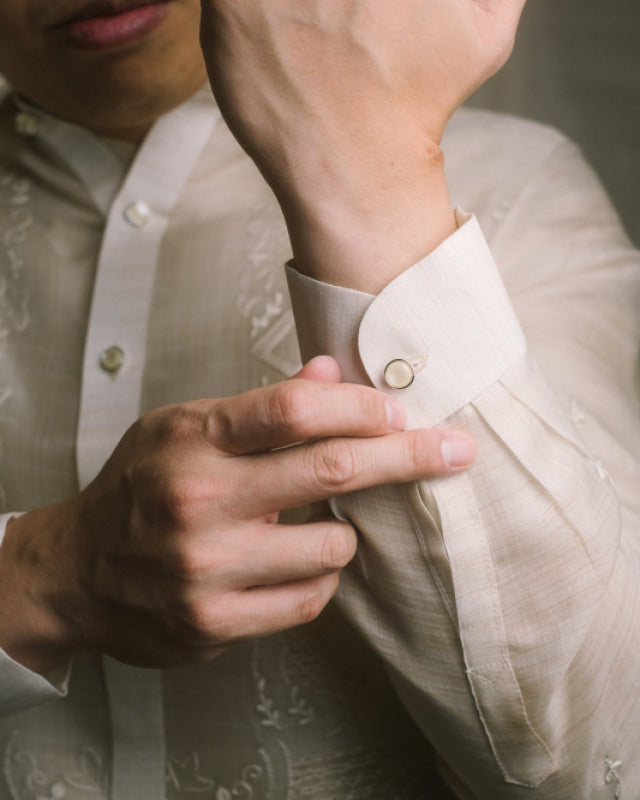 Silk Barong Tagalog Custom Mens Shirt