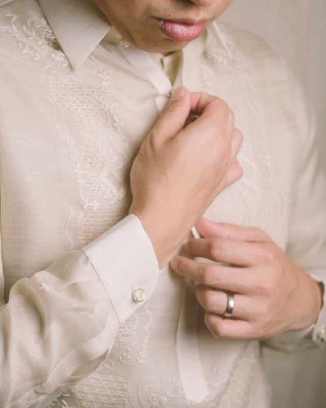 Silk Barong Tagalog Custom Mens Shirt