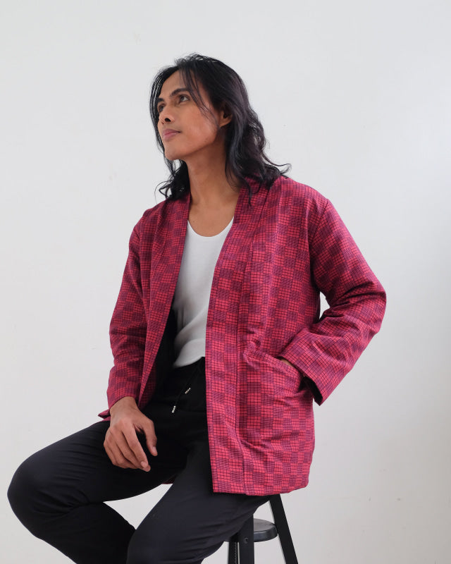 Maroon Binakol Jacket - One Of A Kind Unisex Jacket