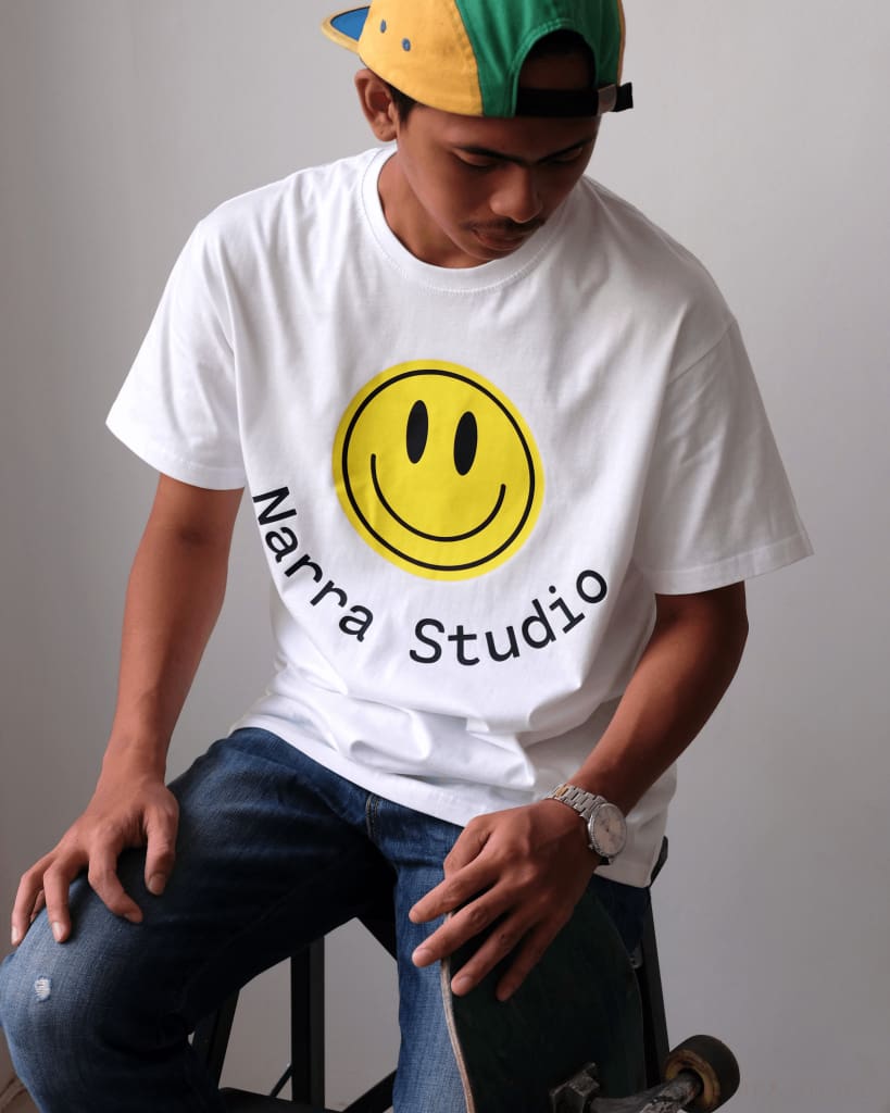 Narra Studio Smiley Tee Shirts &amp; Tops
