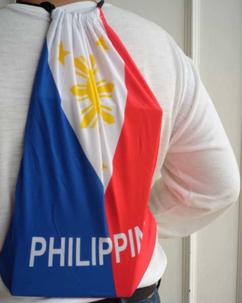 Philippine Flag Drawstring Bag Unisex Bag