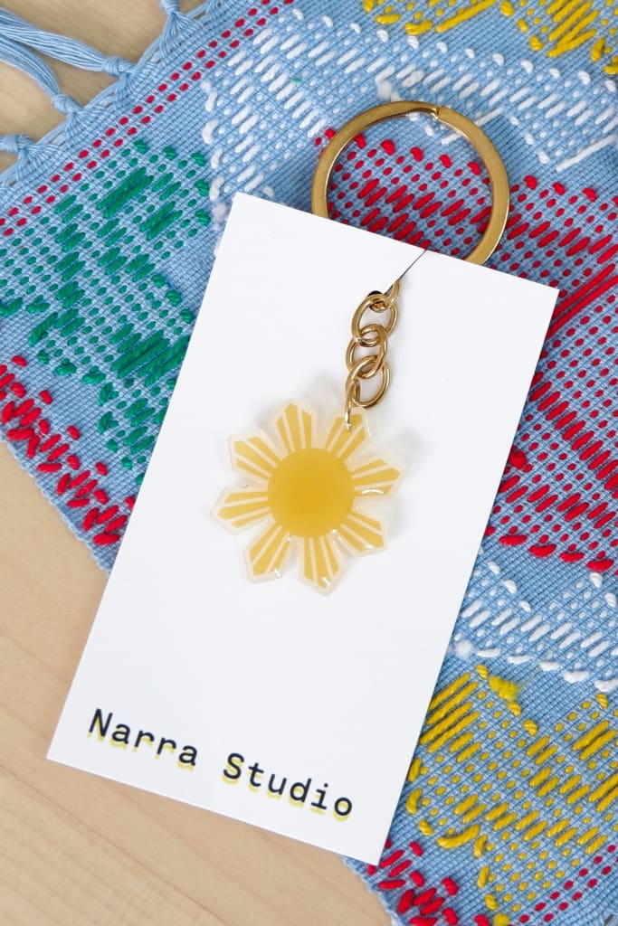 Philippine Sun Translucent Handmade Keychain Small Goods