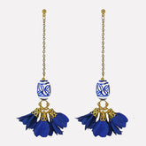 Porcelana Floral Earrings | Filipino earrings | Narra Studio