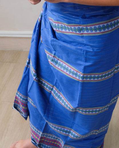 Silky Malong - Cobalt Blue Malong