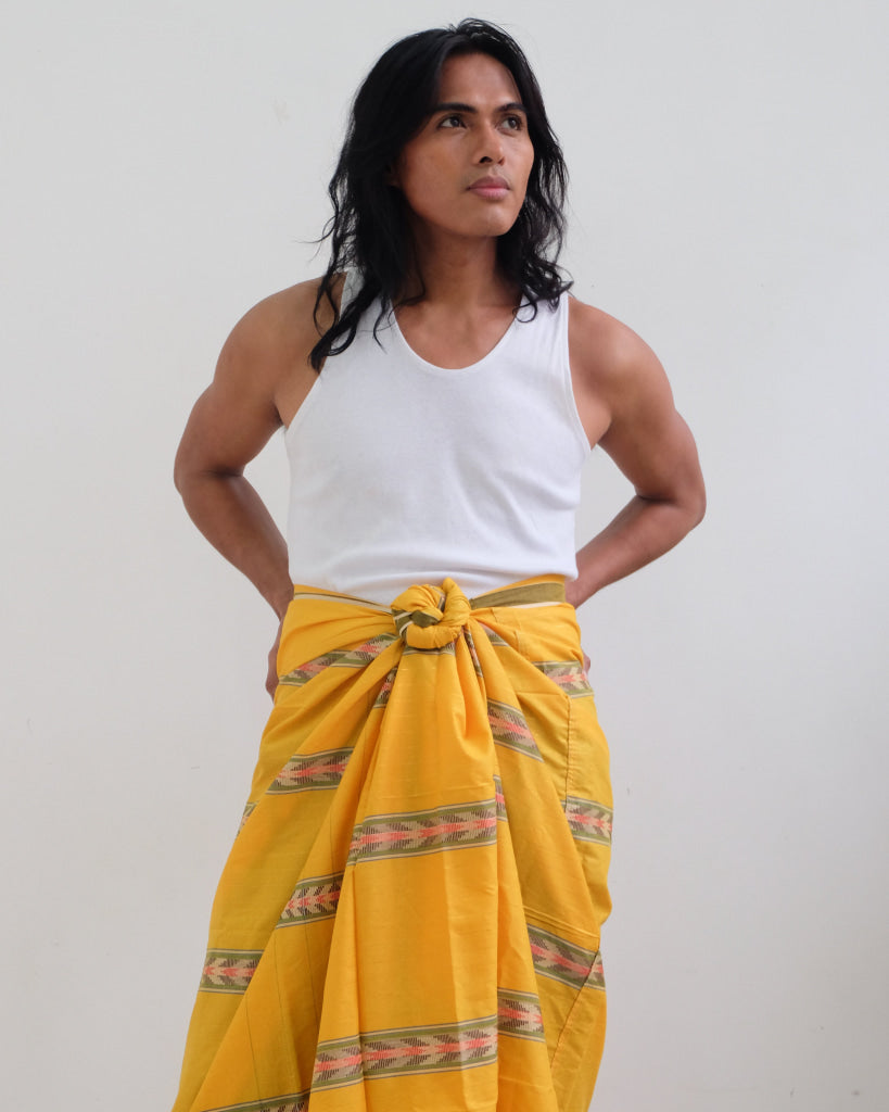 Yellow Silky Malong Malong