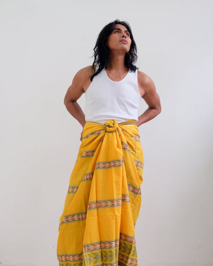 Yellow Silky Malong Malong