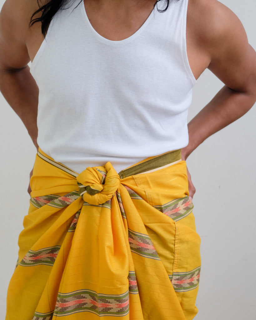 Yellow Silky Malong Malong