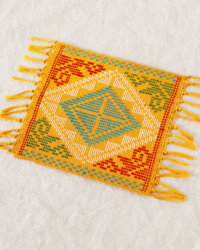 Yakan Handwoven Cloth - Yellow Coaster