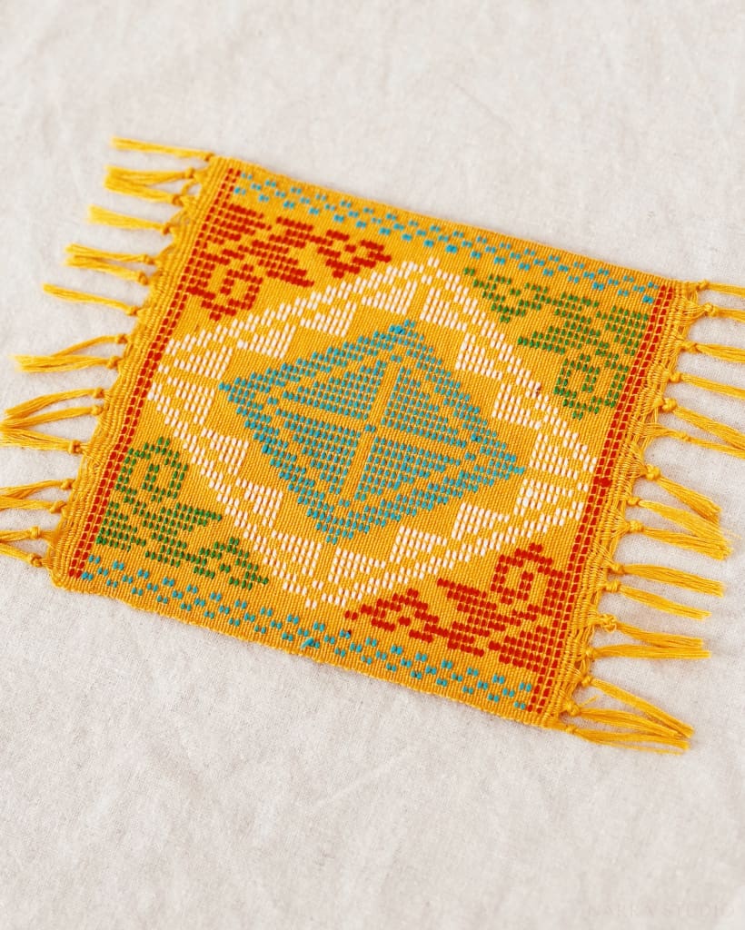 Yakan Handwoven Cloth - Yellow Coaster