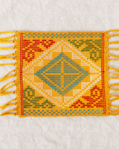 Yakan Handwoven Cloth - Yellow Coaster